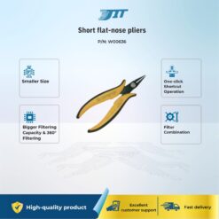 Short flat-nose pliers